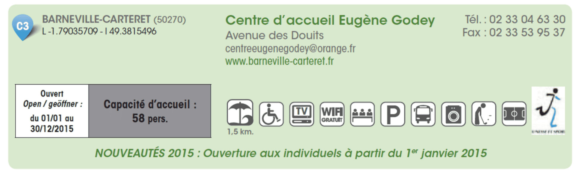 Paiement Facture Orange Par Chèque Adresse Hébergement pour groupe et individuel - Station de Barneville-Carteret