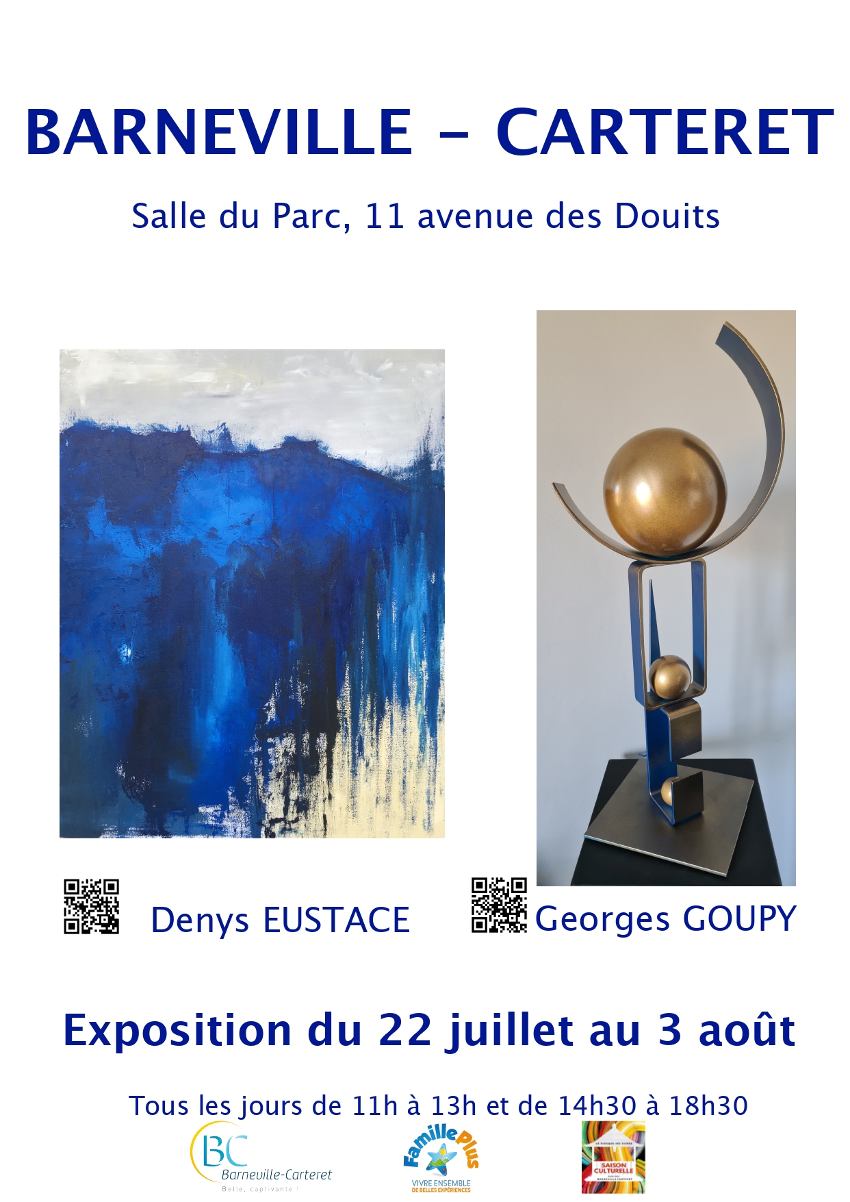 EXPOSITION Denys EUSTACE & Georges GOUPY