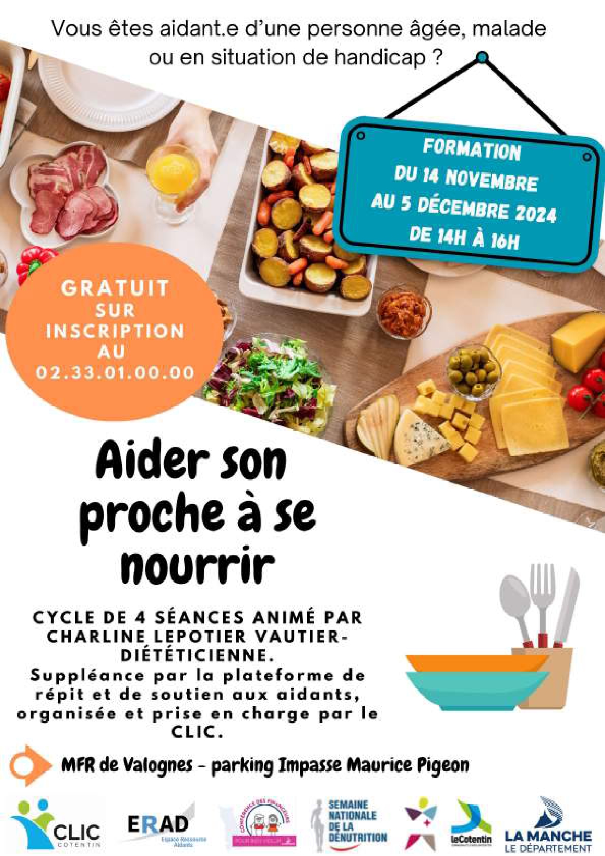 "Aider son proche à se nourrir"