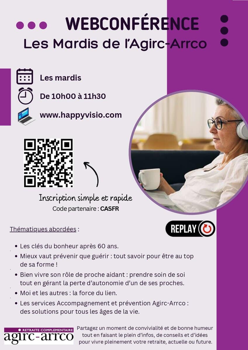 WEBCONFERENCE - Les Mardis de l'Agirc-Arrco