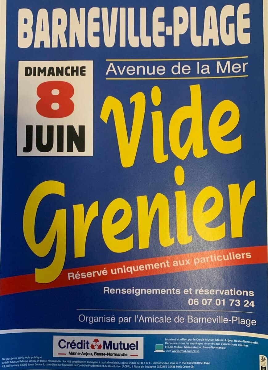 VIDE GRENIER - BARNEVILLE-PLAGE