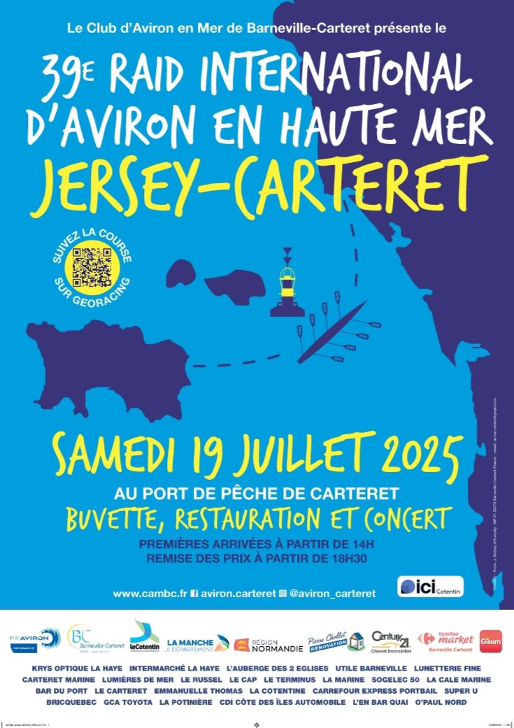 COURSE AVIRON JERSEY-CARTERET