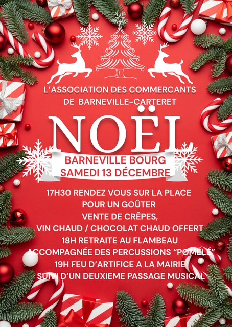 Animations & embrasement le samedi 13 décembre 2025