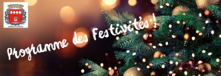 Programme des Festivités de Noël !