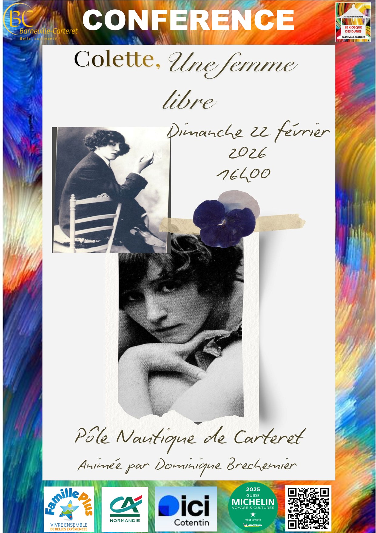 Conférence : "Colette, une femme libre"