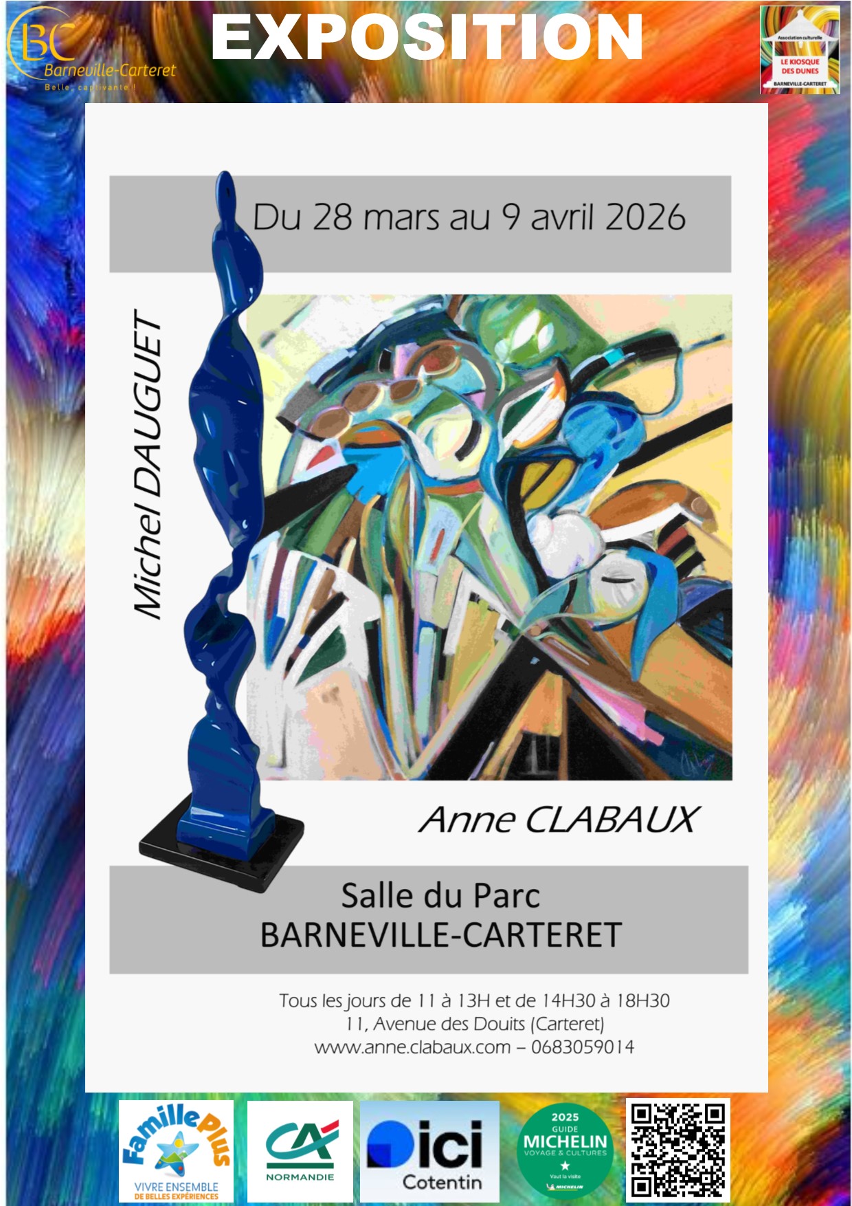 EXPOSTION Anne CLABAUX & Michel DAUGUET